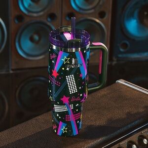 Stanley x Barbie ‘80s Rockers 40oz Quencher (brand new limited edition in box)